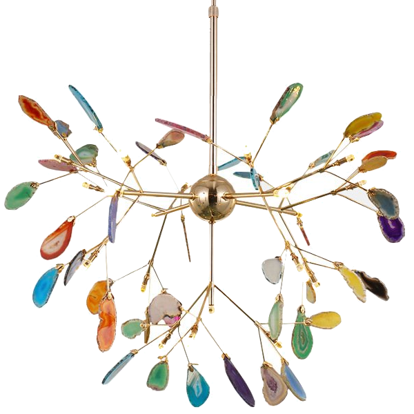 Люстра Agate Multicolor Глянцевое золото Люстра Agate Multicolor Глянцевое золото в Брянске | Loft Concept