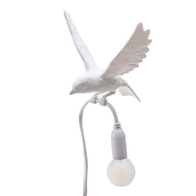 Настольная лампа Seletti Sparrow Landing Белый Настольная лампа Seletti Sparrow Landing Белый в Брянске | Loft Concept