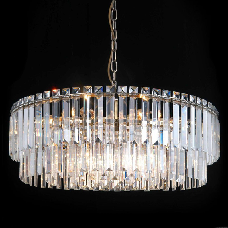 Люстра Odeon Chandelier Прозрачное Стекло диаметр 62 Прозрачный (Transparent) Латунь Люстра Odeon Chandelier Прозрачное Стекло диаметр 62 Прозрачный (Transparent) Латунь в Брянске | Loft Concept