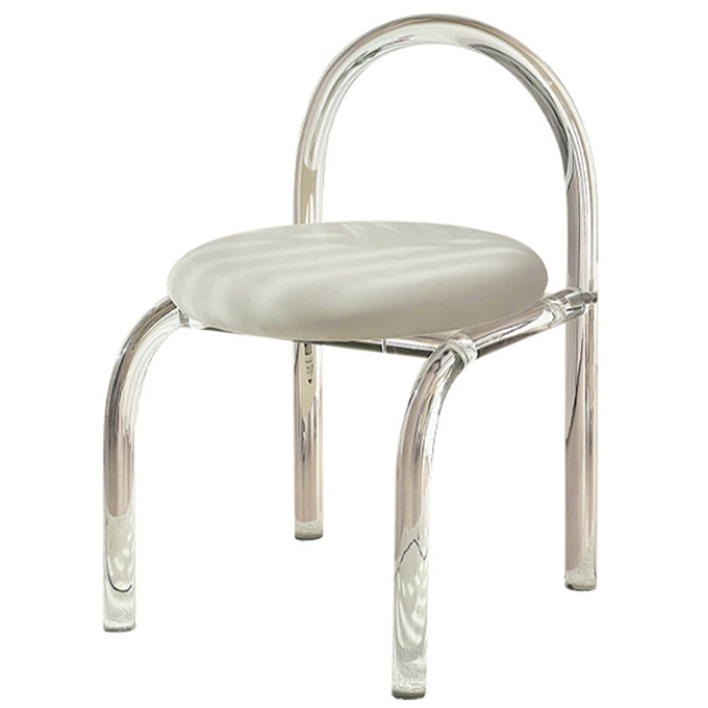 Дизайнерский Стул с ножками из прозрачного Акрила Princesa cristal Chair Прозрачный Белый Дизайнерский Стул с ножками из прозрачного Акрила Princesa cristal Chair Прозрачный Белый в Брянске | Loft Concept