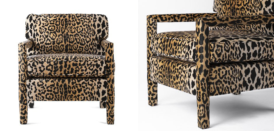 Кресло Leopard Parsons Chair Кресло Leopard Parsons Chair - Loft-Concept в Брянске