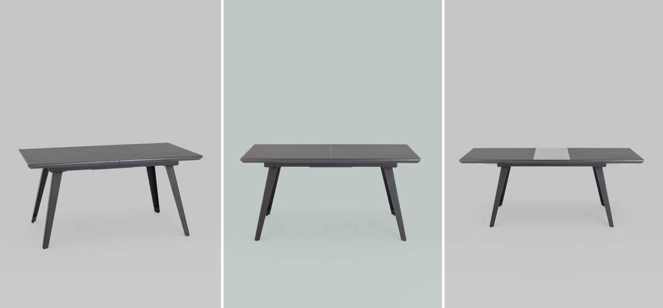 Стол обеденный Galan раскладной цвет черный - фото