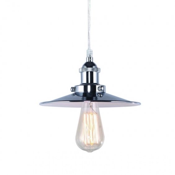 Подвесной светильник 20TH C. Factory Filament Metal Single Pendant Хром Подвесной светильник 20TH C. Factory Filament Metal Single Pendant Хром в Брянске | Loft Concept