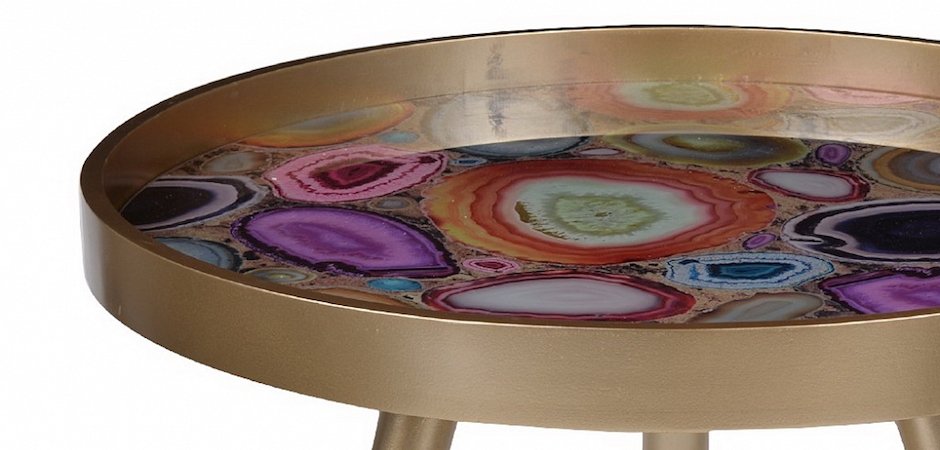 Журнальный стол Purple agate Журнальный стол Purple agate - Loft-Concept в Брянске