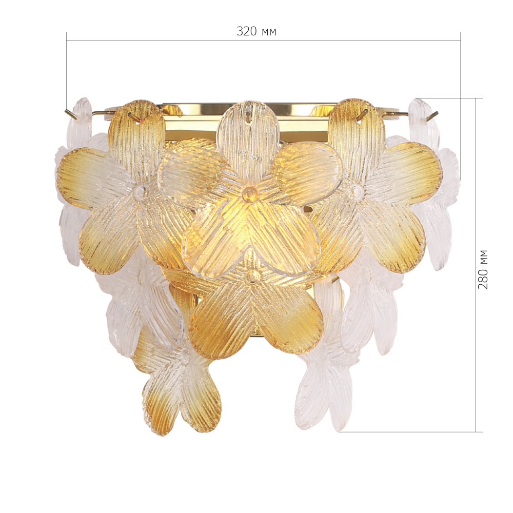 Бра с цветочными мотивами Light Floral Glow в Брянске