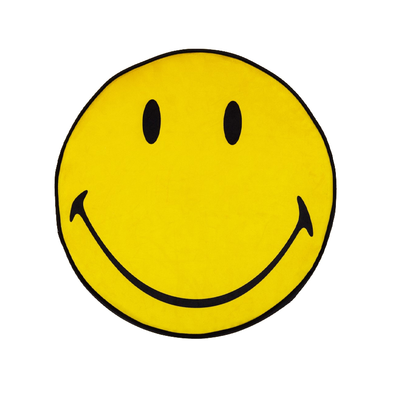 Подушка Seletti Classic Smiley Желтый Черный Подушка Seletti Classic Smiley Желтый Черный в Брянске | Loft Concept