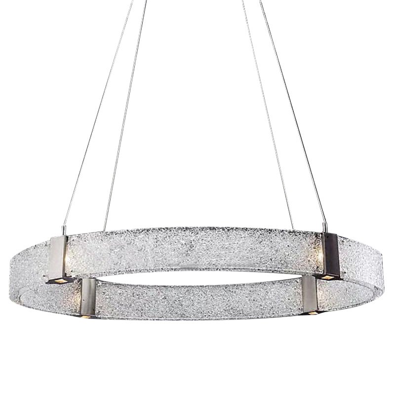 Люстра Parallel Oval LED Chandelier Никель Белый Люстра Parallel Oval LED Chandelier Никель Белый в Брянске | Loft Concept