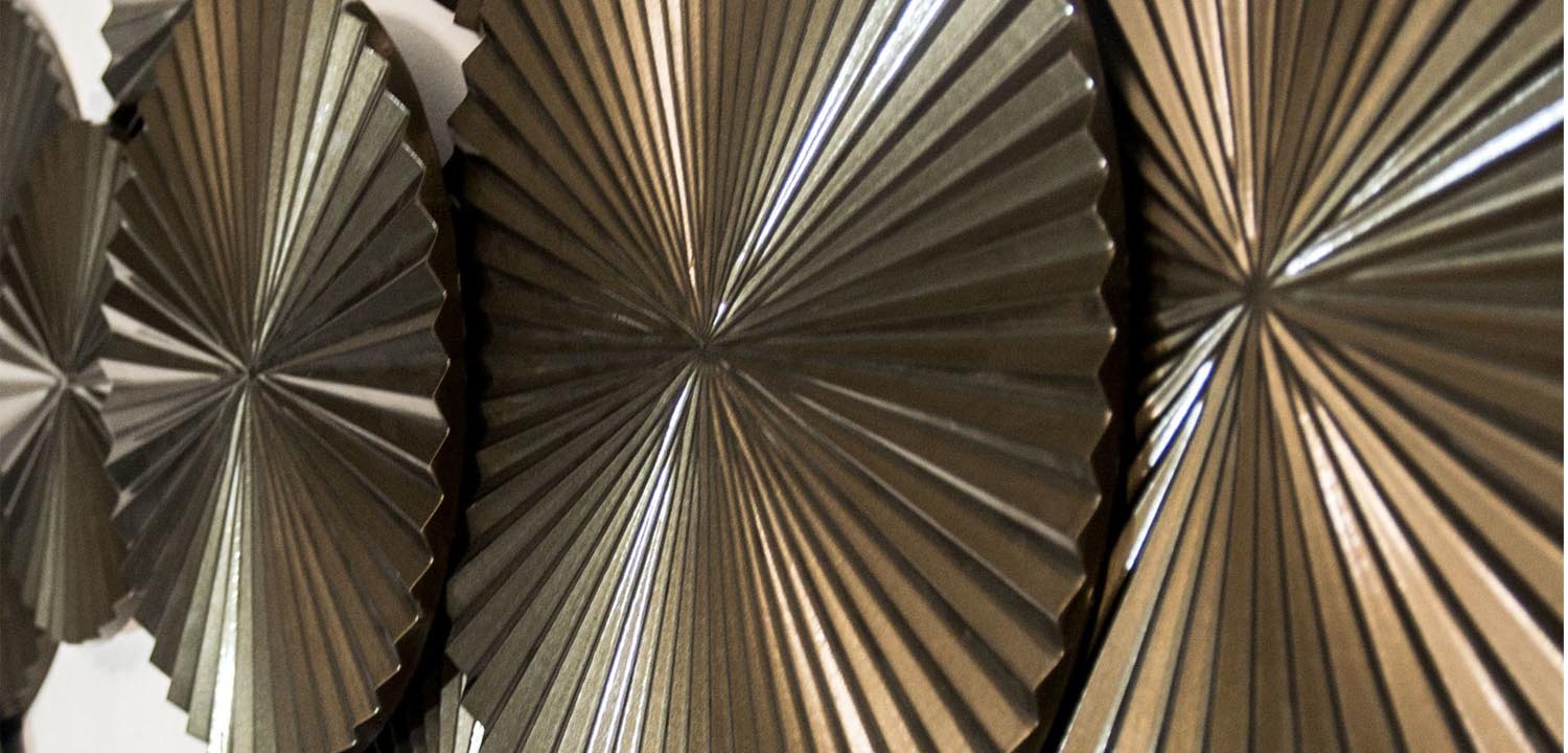 Арт-объект Apollo Brown Wall Plaque Disc 9 - фото