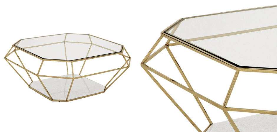 Кофейный стол Eichholtz Coffee Table Asscher Кофейный стол Eichholtz Coffee Table Asscher - Loft-Concept в Брянске