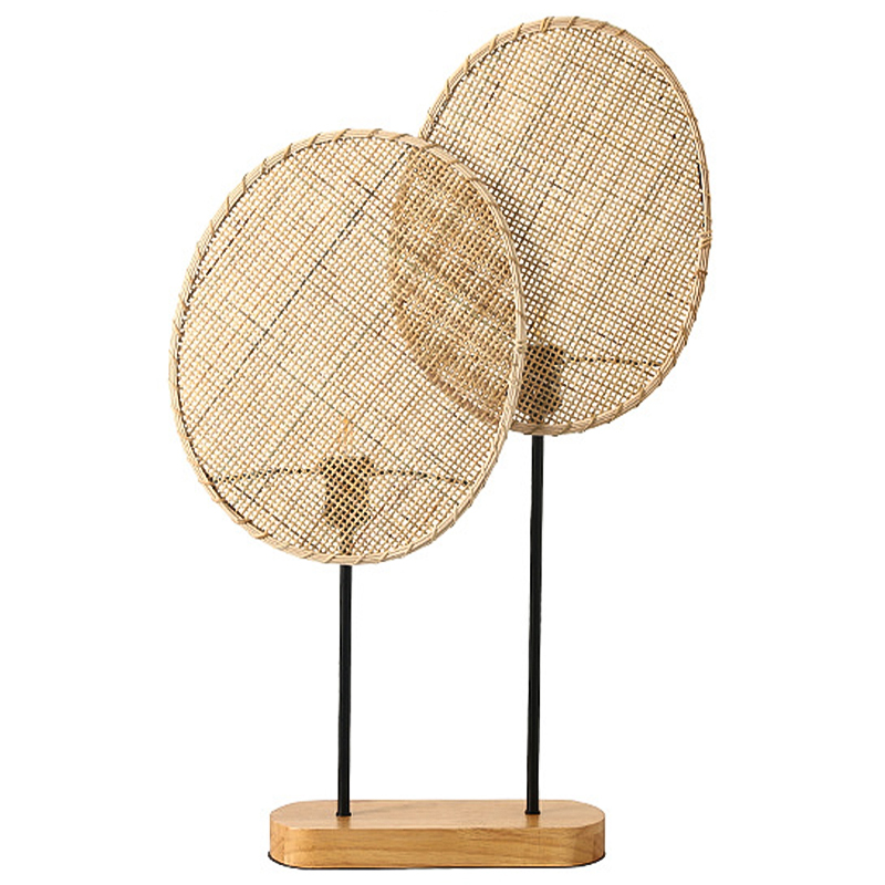 Настольная лампа Takibi Double Lamp Черный Древесина Настольная лампа Takibi Double Lamp Черный Древесина в Брянске | Loft Concept