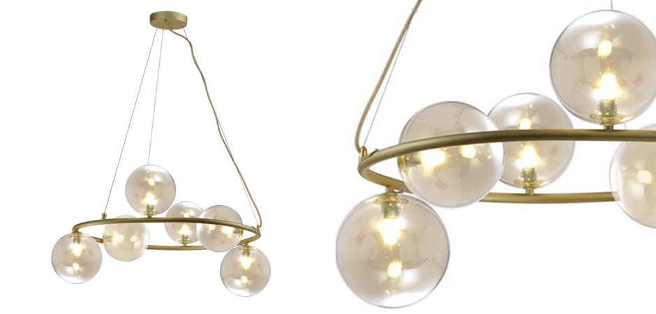 Люстра Bubble Glass Матовое золото Люстра Bubble Glass Матовое золото - Loft-Concept в Брянске