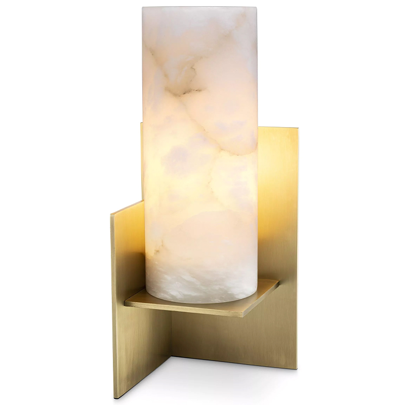 Настольная лампа Eichholtz Table Lamp Frisco Brass Молочный Латунь Настольная лампа Eichholtz Table Lamp Frisco Brass Молочный Латунь в Брянске | Loft Concept