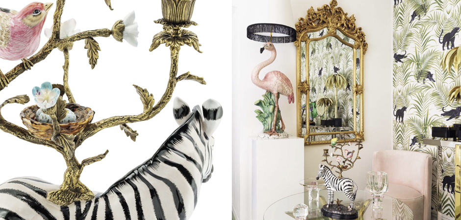 Подсвечник CANDLEHOLDER ATLANTA ZEBER Подсвечник CANDLEHOLDER ATLANTA ZEBER - Loft-Concept в Брянске
