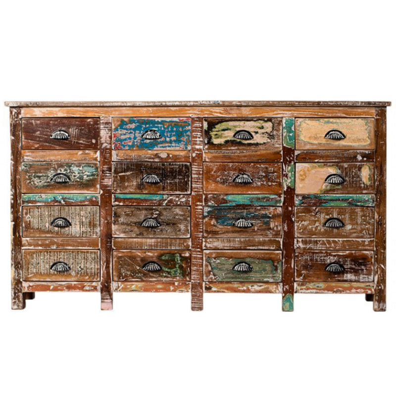 Комод под старину 16 ящиков в стиле Лофт Antique Wood 16 boxes Мульти Комод под старину 16 ящиков в стиле Лофт Antique Wood 16 boxes Мульти в Брянске | Loft Concept