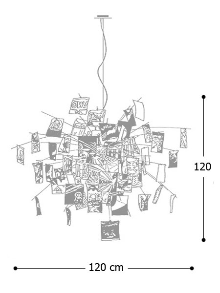 Светильник Zettel Z 5 Ingo Maurer text в Брянске