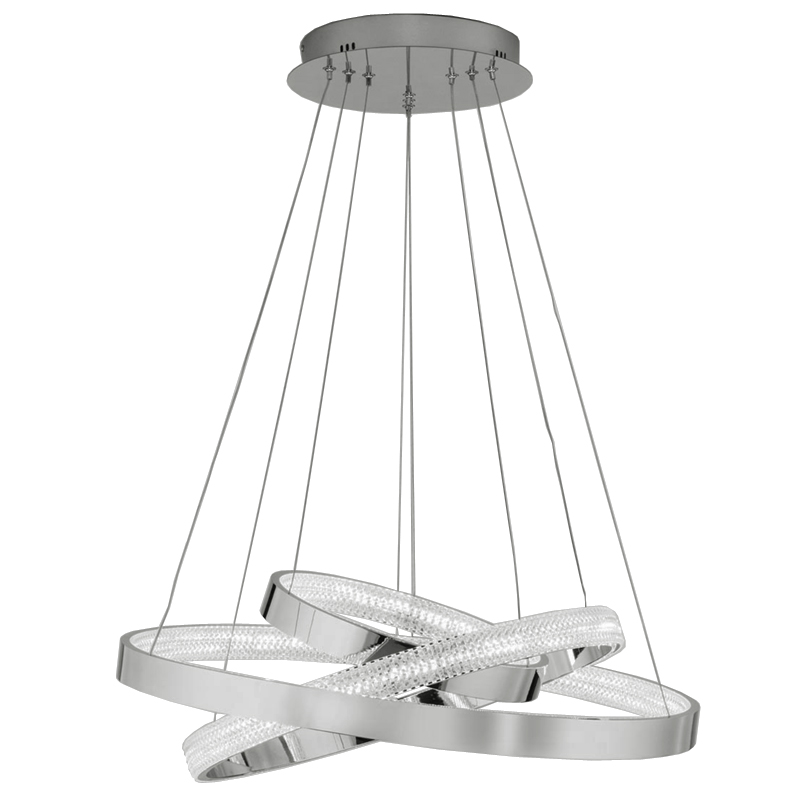 Люстра ORACLE 3 Rings Silver Хром Люстра ORACLE 3 Rings Silver Хром в Брянске | Loft Concept