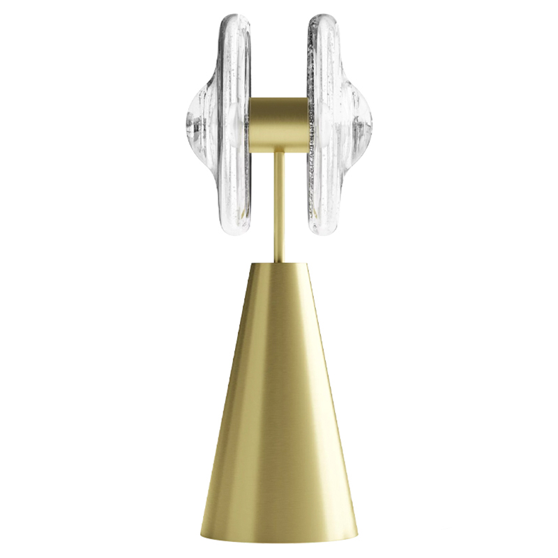 Настольная лампа Balance brass Латунь Прозрачный в Брянске | Loft Concept 