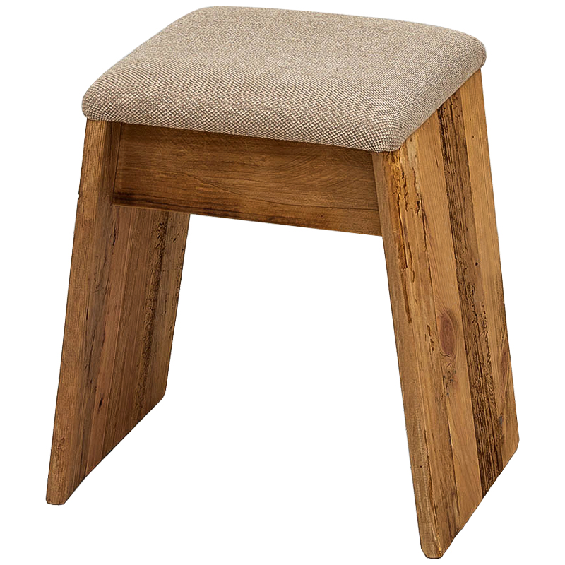 Пуф деревянный Aime Wood Pouf Древесина Бежево-серый Пуф деревянный Aime Wood Pouf Древесина Бежево-серый в Брянске | Loft Concept
