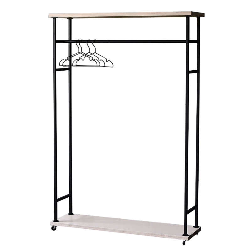 Напольная вешалка Lowery Industrial Floor Hanger Черный Древесина Напольная вешалка Lowery Industrial Floor Hanger Черный Древесина в Брянске | Loft Concept