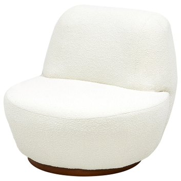 Кресло Raoul Chair Boucle Белый Кресло Raoul Chair Boucle Белый в Брянске | Loft Concept