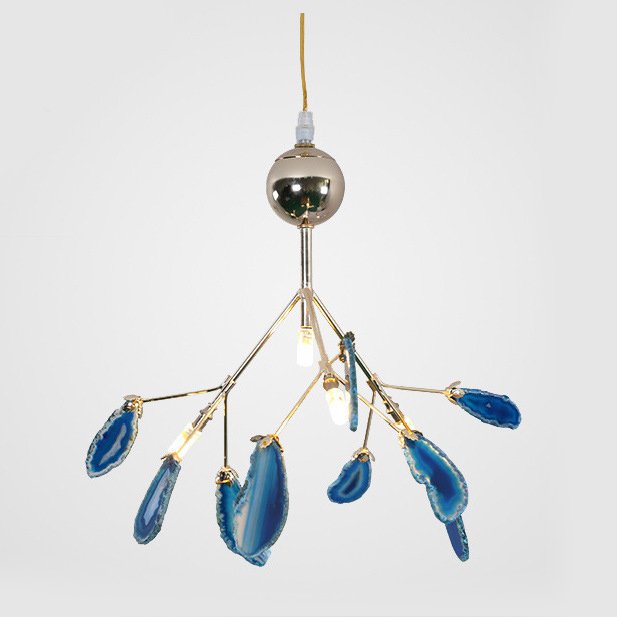 Люстра Agate Feathers mini Глянцевое золото в Брянске | Loft Concept 