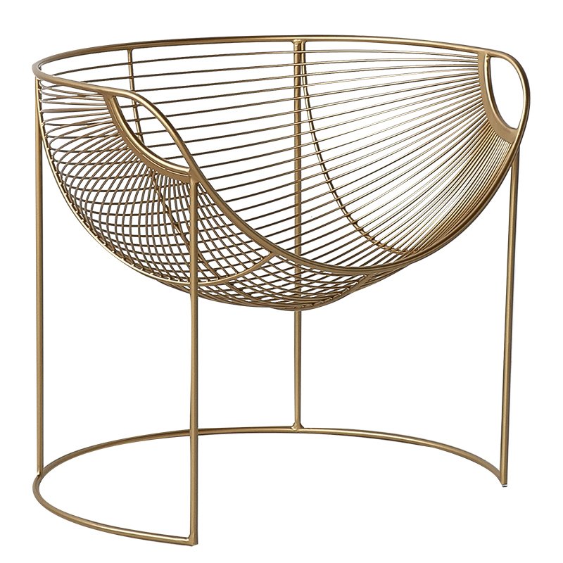 Стул Rods sphere gold матовое золото в Брянске | Loft Concept 