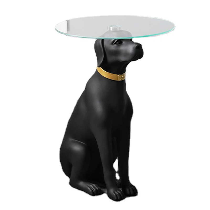 Приставной стол Black Dog Table Черный Приставной стол Black Dog Table Черный в Брянске | Loft Concept