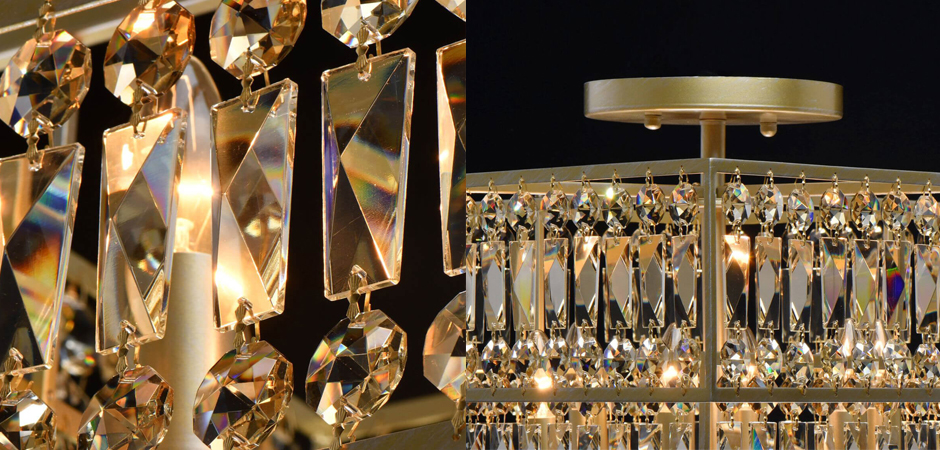 Потолочный светильник Crystal Inserts Lamp amber 6 Потолочный светильник Crystal Inserts Lamp amber 6 - Loft-Concept в Брянске