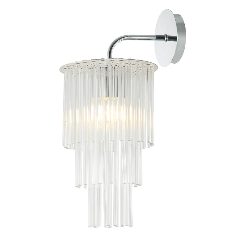 Бра Harrison Sconce chrome Хром Прозрачный Бра Harrison Sconce chrome Хром Прозрачный в Брянске | Loft Concept
