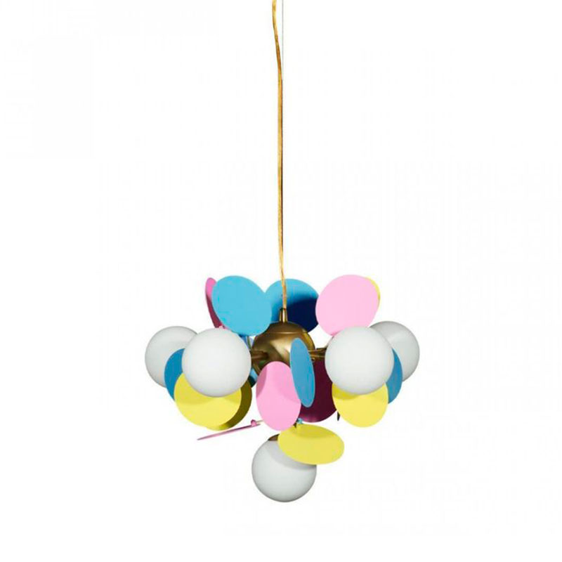 Люстра MATISSE Chandelier multicolor 6 ламп Мульти Золотой Люстра MATISSE Chandelier multicolor 6 ламп Мульти Золотой в Брянске | Loft Concept