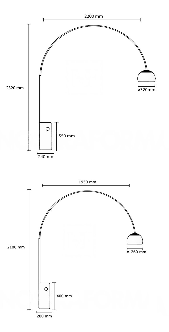 Торшер Flos Arco в Брянске