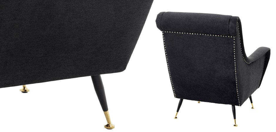 Кресло Eichholtz Chair Giardino Black Кресло Eichholtz Chair Giardino Black - Loft-Concept в Брянске