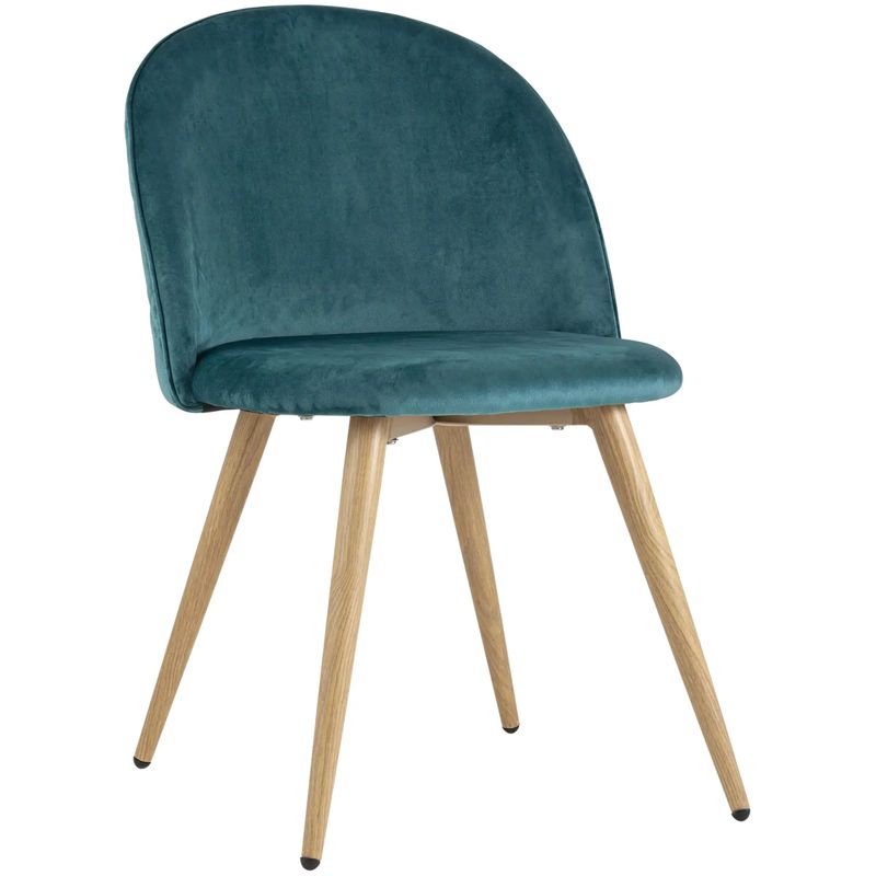 Стул Miruna Chair Спинка Ромбы Синий Велюр Морская синь Древесина Стул Miruna Chair Спинка Ромбы Синий Велюр Морская синь Древесина в Брянске | Loft Concept