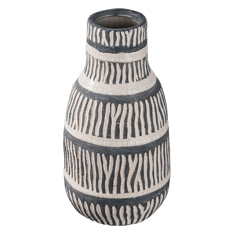 Ваза Kamaria Vase M Серый Белый в Брянске | Loft Concept 
