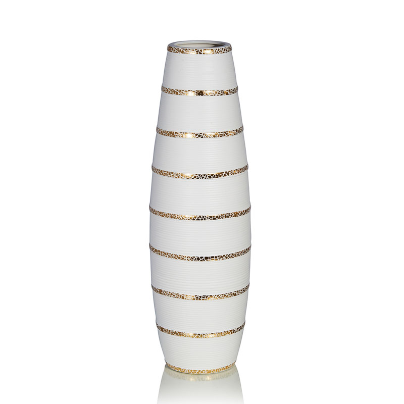 Ваза Vase Beehive white Белый Золотой Ваза Vase Beehive white Белый Золотой в Брянске | Loft Concept