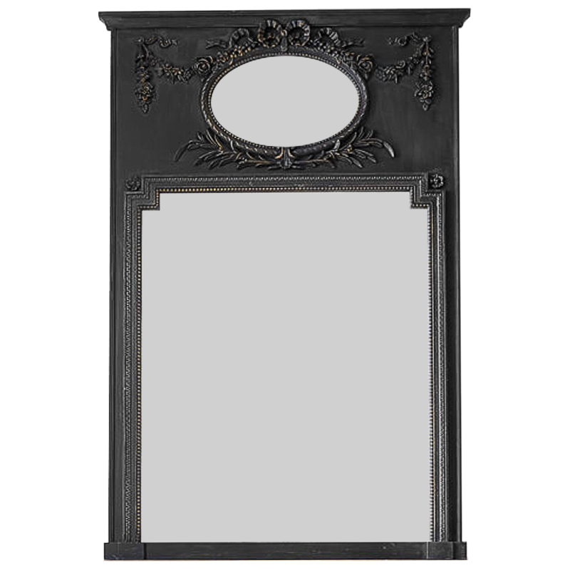 Зеркало Hendrica Mirror Black Винтажный черный Зеркало Hendrica Mirror Black Винтажный черный в Брянске | Loft Concept