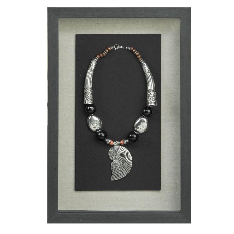 Панно Necklace Wall Accessory I Черный Серебряный Панно Necklace Wall Accessory I Черный Серебряный в Брянске | Loft Concept