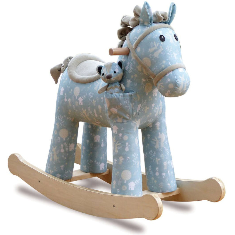 Лошадка-качалка голубая Oscar Pony Голубой Лошадка-качалка голубая Oscar Pony Голубой в Брянске | Loft Concept