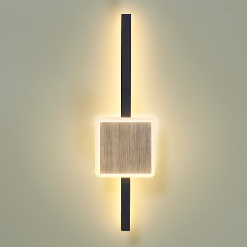 Бра Barrette Square Sconce 40 Черный Античная Бронза Бра Barrette Square Sconce 40 Черный Античная Бронза в Брянске | Loft Concept