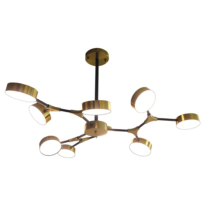 Люстра Maelys Chandelier 9 Золотой Белый Люстра Maelys Chandelier 9 Золотой Белый в Брянске | Loft Concept