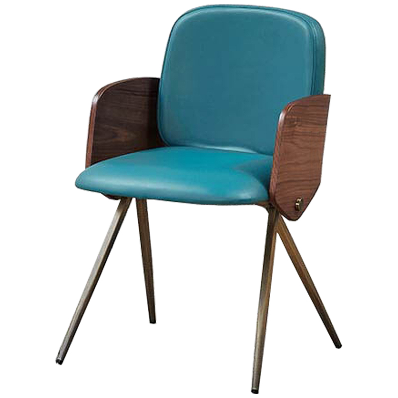 Стул Fionan Stool Коричневый Бронза Бирюзовый Стул Fionan Stool Коричневый Бронза Бирюзовый в Брянске | Loft Concept