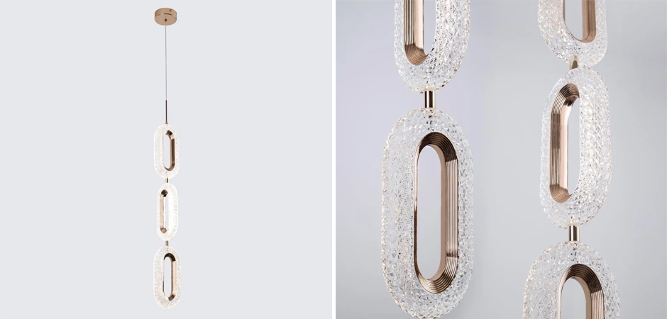 Тройной подвесной светильник Oculus Lights Золото - Loft-Concept в Брянске