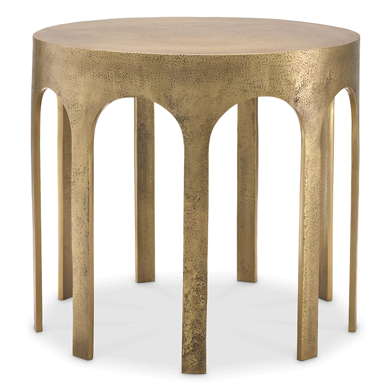 Приставной стол Eichholtz Side Table Gardini Латунь Приставной стол Eichholtz Side Table Gardini Латунь в Брянске | Loft Concept