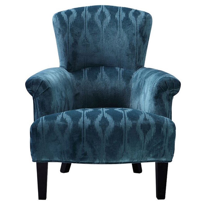 Кресло бархатное Lazure Chair Темно-синий Кресло бархатное Lazure Chair Темно-синий в Брянске | Loft Concept