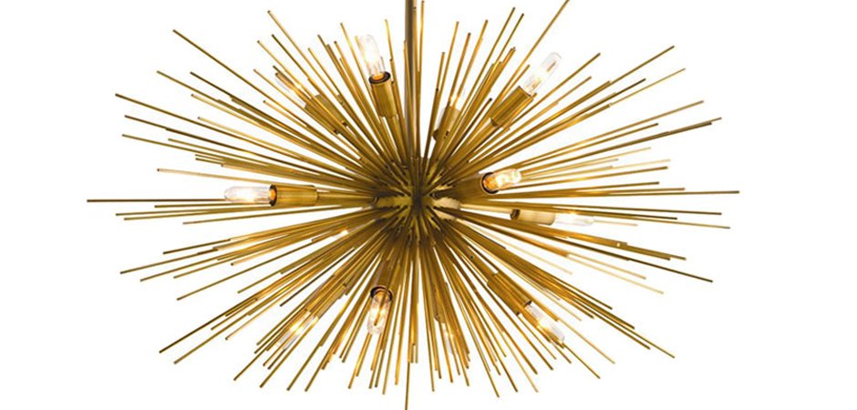 Люстра ASTRA Chandelier Sputnik Brass - фото №2