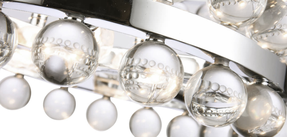 Sacramento Transparent Balls Two Circle Chandelier Sacramento Transparent Balls Two Circle Chandelier - Loft-Concept в Брянске