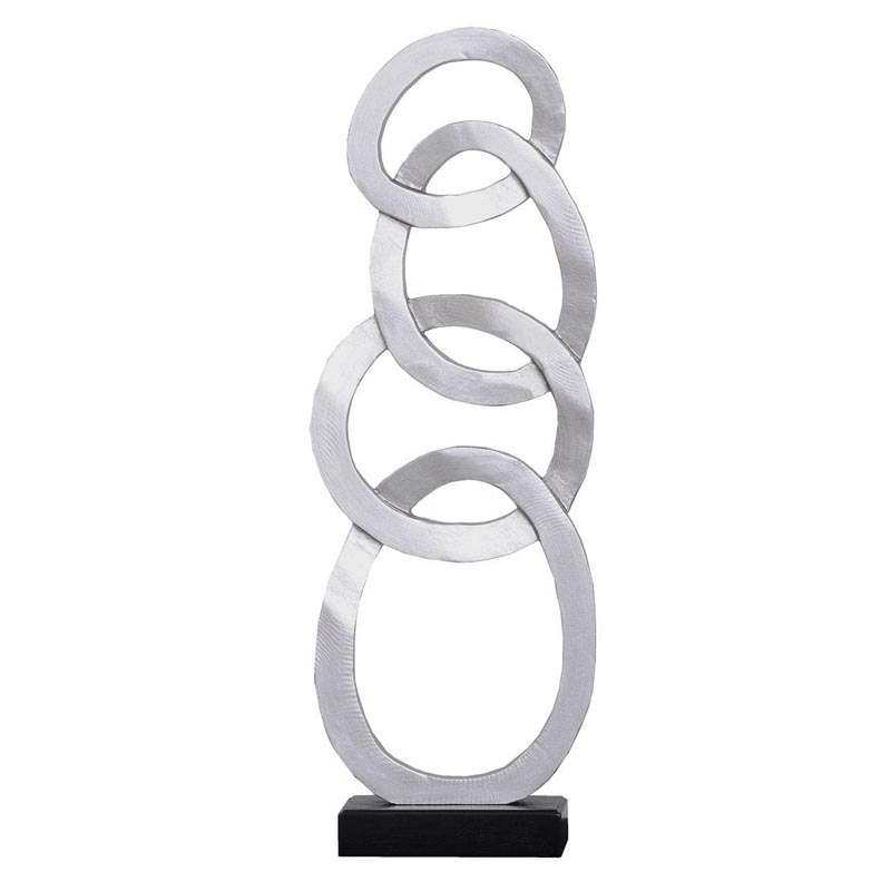Статуэтка Anillos Statuette silver Серебряный Статуэтка Anillos Statuette silver Серебряный в Брянске | Loft Concept