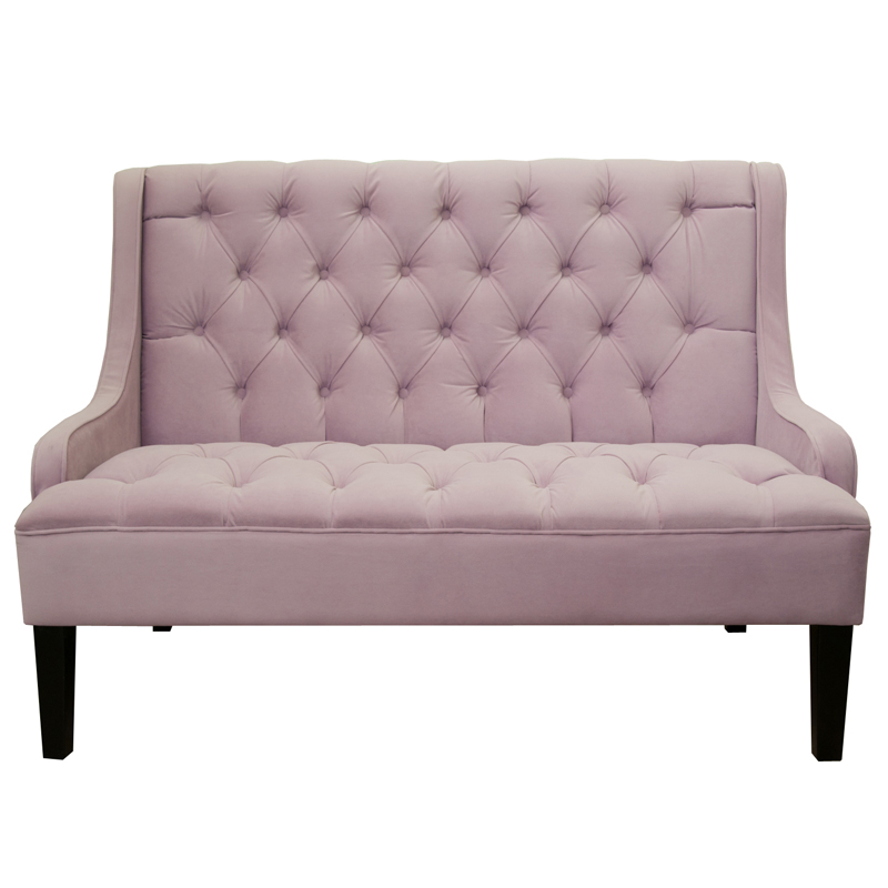 Диван Folket Sofa velour pink Розовый (Rose) Диван Folket Sofa velour pink Розовый (Rose) в Брянске | Loft Concept