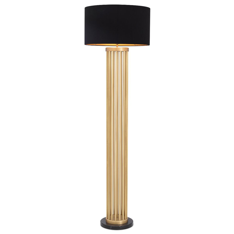 Торшер Eichholtz Floor Lamp Condo Латунь Черный Торшер Eichholtz Floor Lamp Condo Латунь Черный в Брянске | Loft Concept