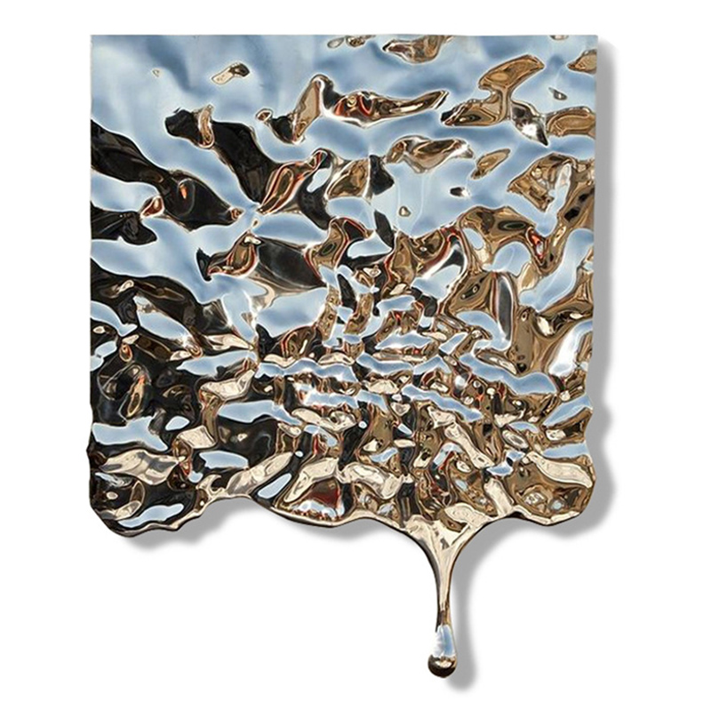 Арт-объект РТУТЬ Abstract Metal Mercury Wave Арт-объект РТУТЬ Abstract Metal Mercury Wave в Брянске | Loft Concept